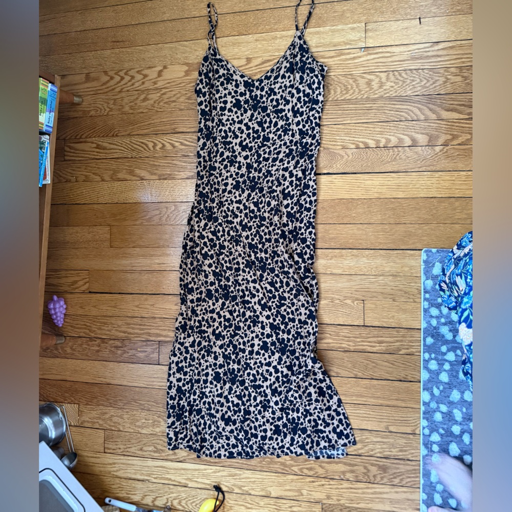 Reformation Leopard Print Slip Dress - Size 2